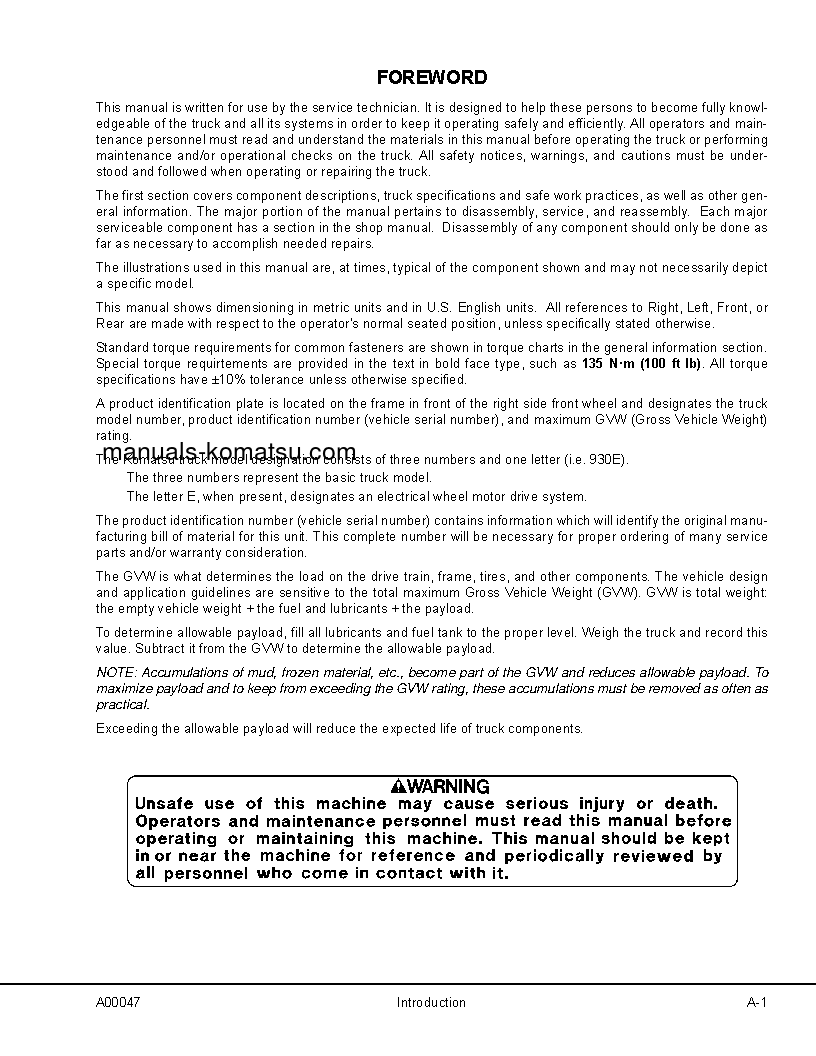 Protected: 730E(USA)-WITH TROLLEY S/N A30617-UP Shop (repair) manual (English)