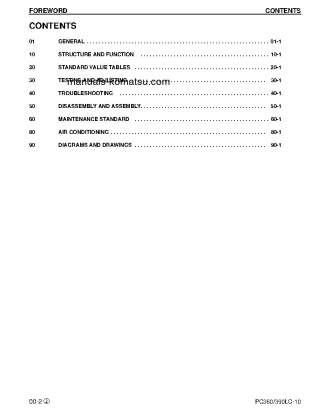 PC360LC-10(GBR) S/N K64001-UP Shop (repair) manual (English)