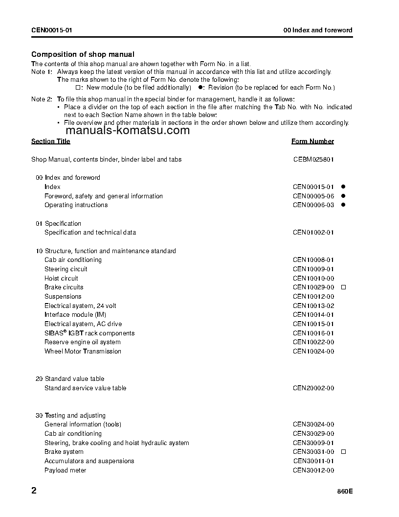 Protected: 860E-1(USA)-KT S/N A30036-UP Shop (repair) manual (English)