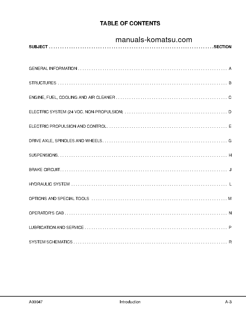 Protected: 730E(USA)-WITH TROLLEY S/N A30626-A30627 Shop (repair) manual (English)