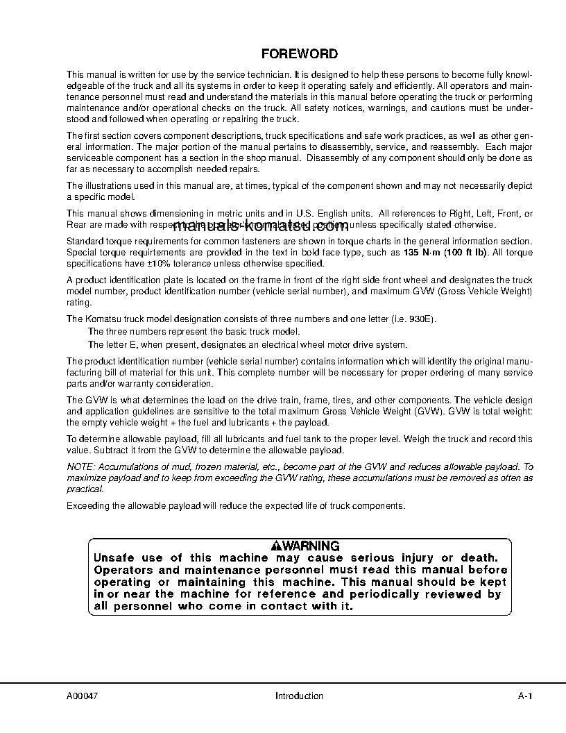 Protected: 730E(USA)-WITH TROLLEY S/N A30489-A30490 Shop (repair) manual (English)