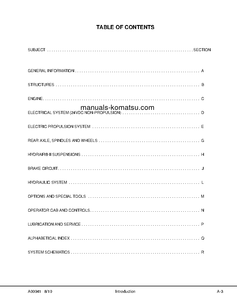 Protected: 930E-4(USA) S/N A31164-A31689 Shop (repair) manual (English)