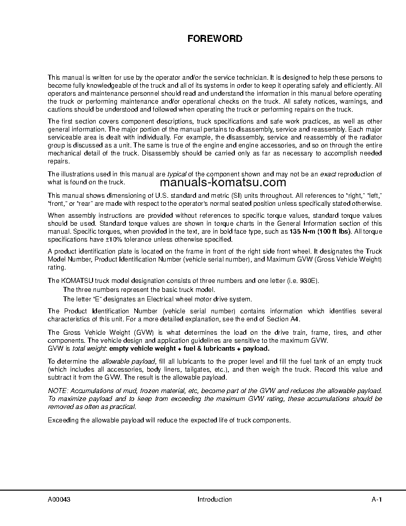 Protected: 930E-4(USA)-SE S/N A31165-UP Shop (repair) manual (English)