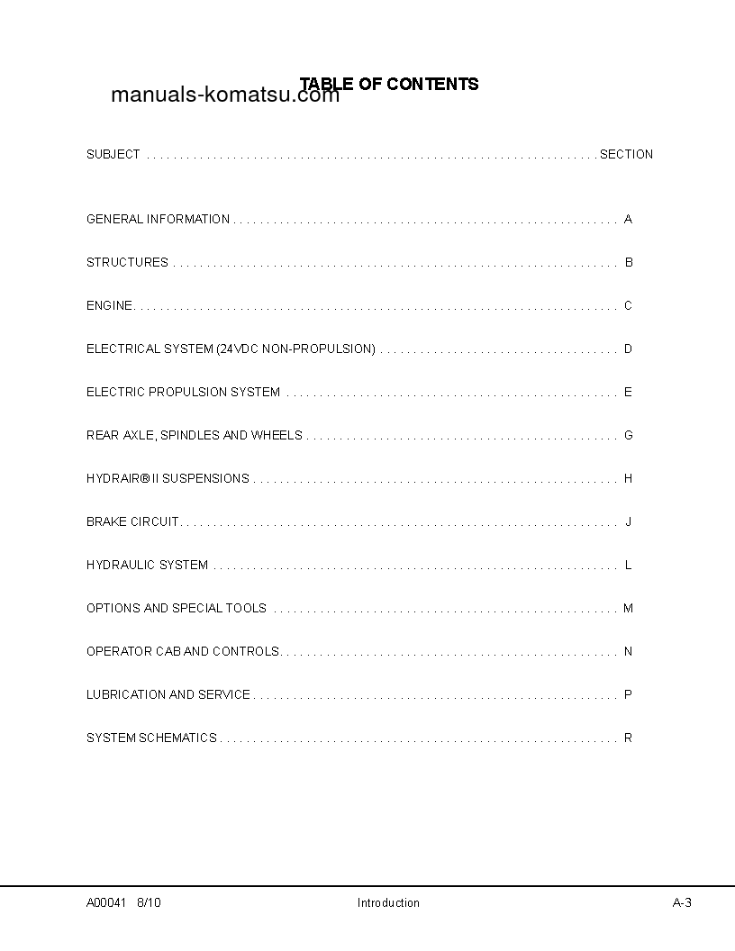 Protected: 930E-4(USA) S/N A31693-A31697 Shop (repair) manual (English)