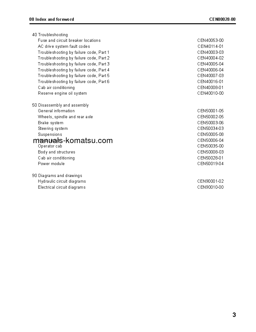 Protected: 960E-2(USA) S/N A30074-UP Shop (repair) manual (English)