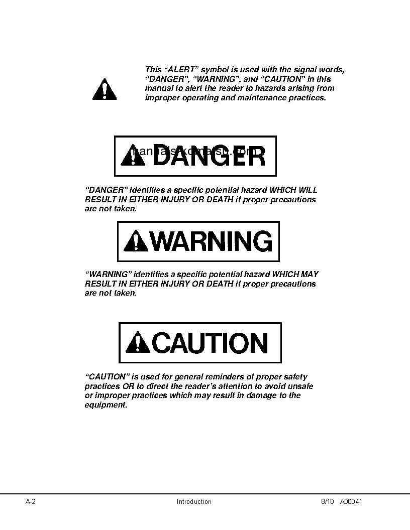 Protected: 930E-4(USA) S/N A31832-A31869 Shop (repair) manual (English)