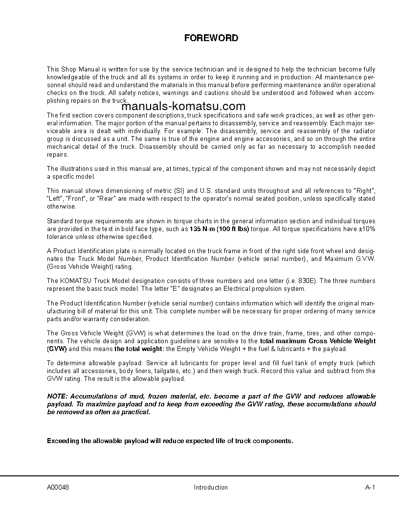 Protected: 930E-4(USA)-SE S/N A31875-UP Shop (repair) manual (English)