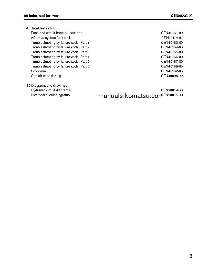 Protected: 980E-4(USA) S/N A40003-UP Shop (repair) manual (English)