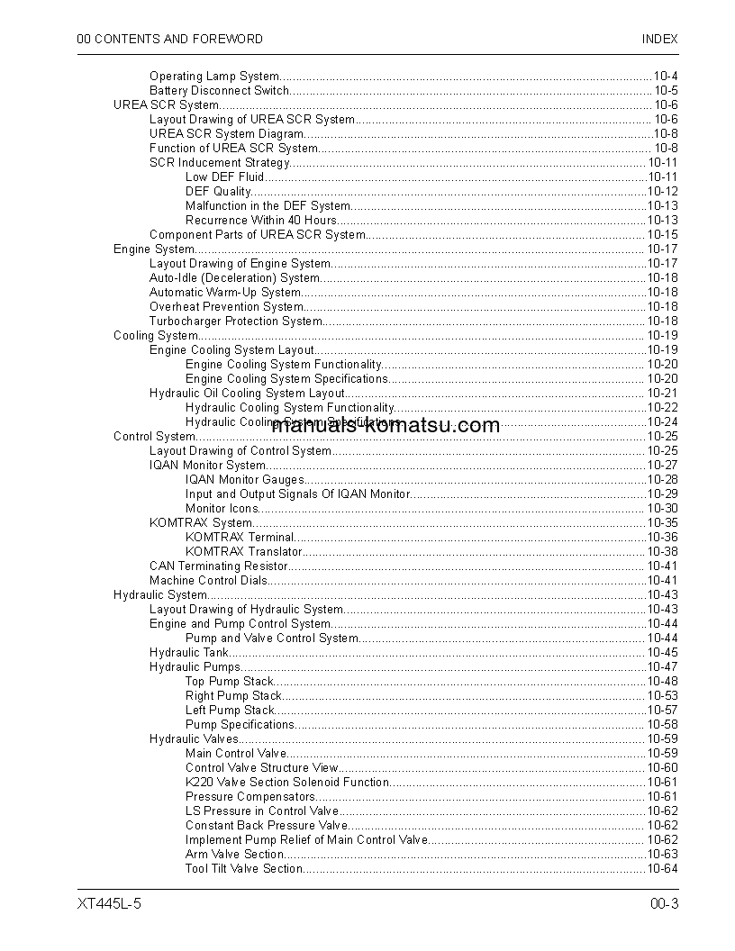 Protected: XT445L-5(USA) S/N A80003-UP Shop (repair) manual (English)