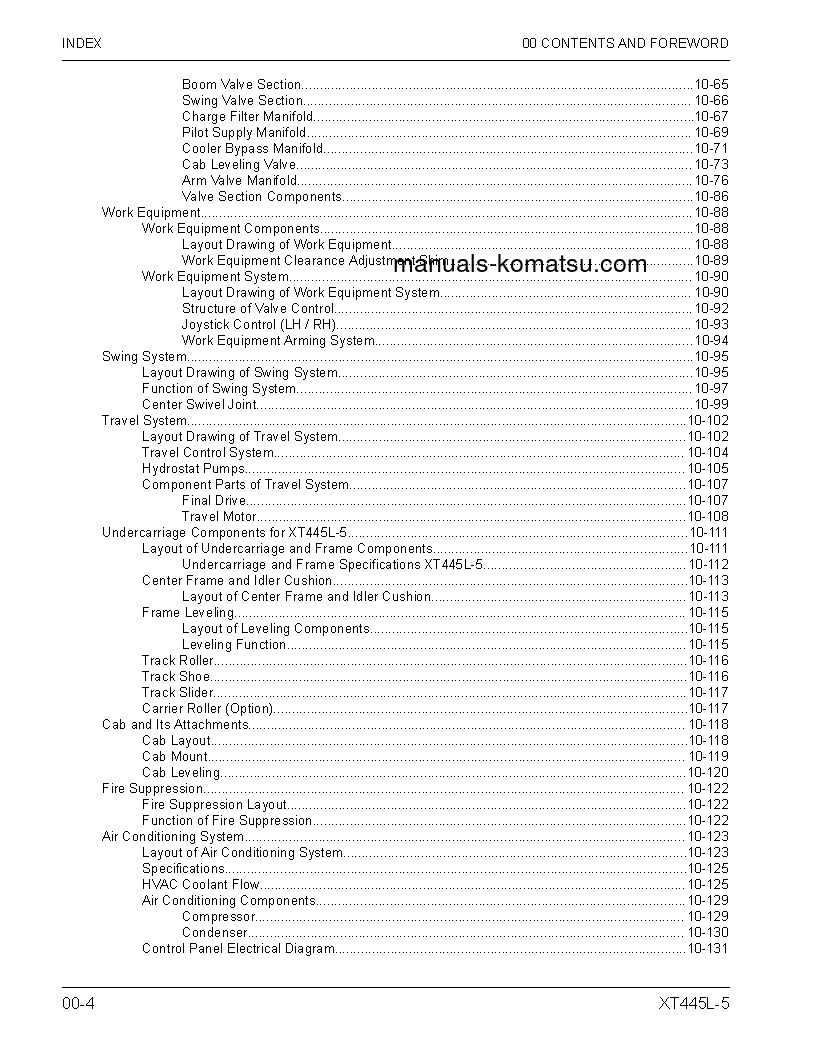 Protected: XT445L-5(USA) S/N A80003-UP Shop (repair) manual (English)
