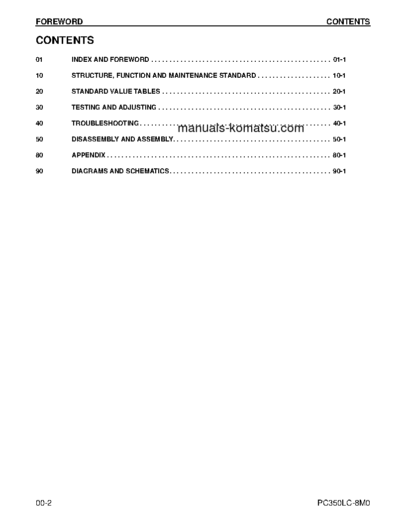 Protected: PC350LC-8(USA)-M0 S/N A33901-UP Shop (repair) manual (English)