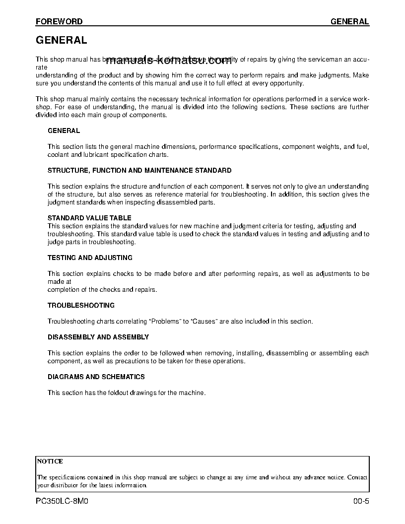 Protected: PC350LC-8(USA)-M0 S/N A33901-UP Shop (repair) manual (English)