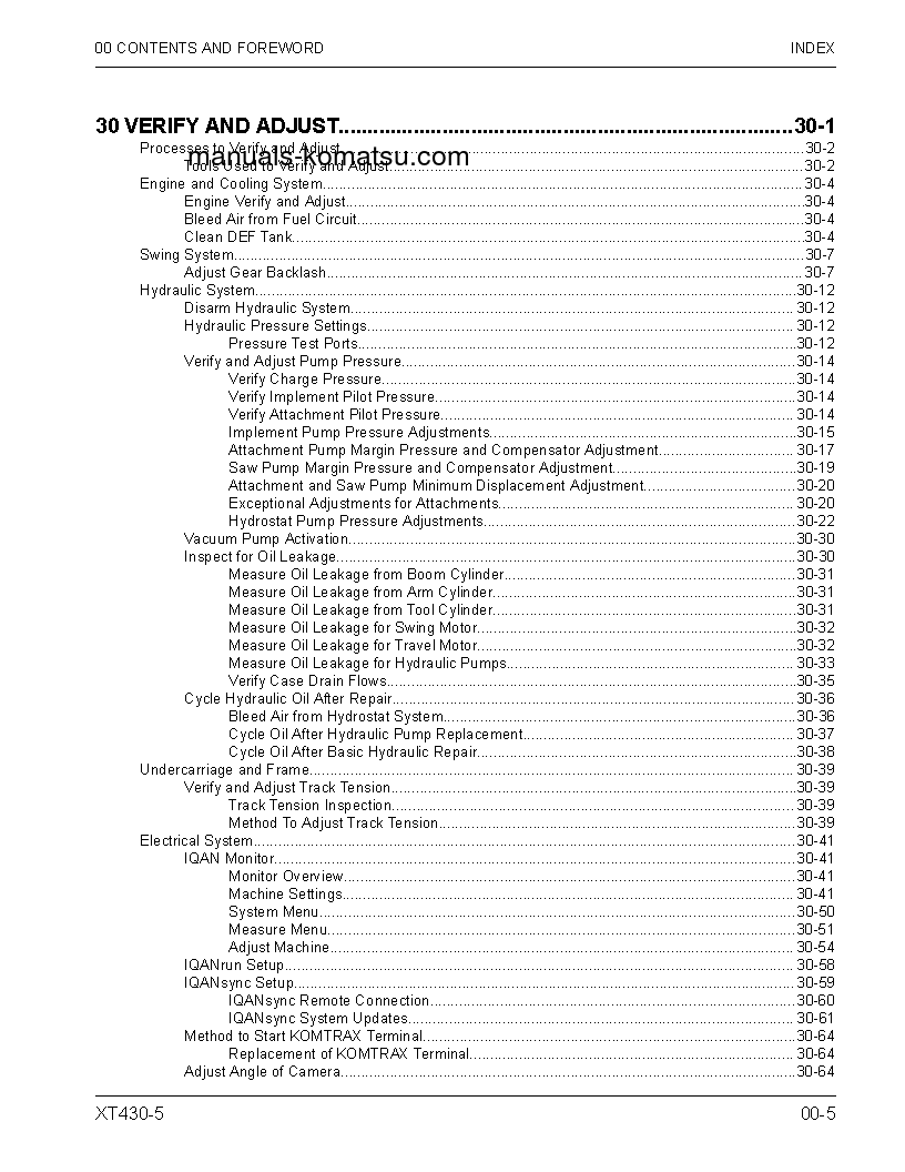 Protected: XT430-5(USA) S/N A60002-UP Shop (repair) manual (English)
