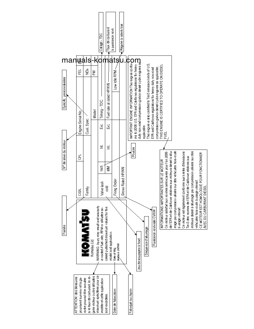 Protected: WA450-5(USA)-L S/N A36001-UP Operation manual (French)