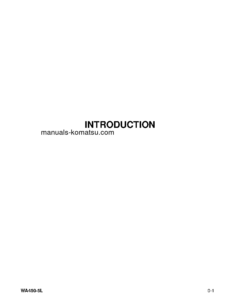 Protected: WA450-5(USA)-L S/N A36001-UP Operation manual (French)