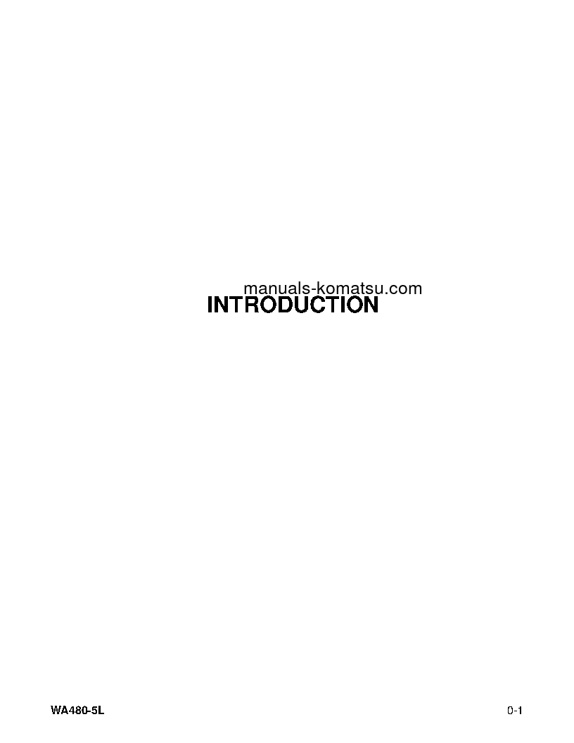 Protected: WA480-5(USA)-L S/N A37001-UP Operation manual (French)