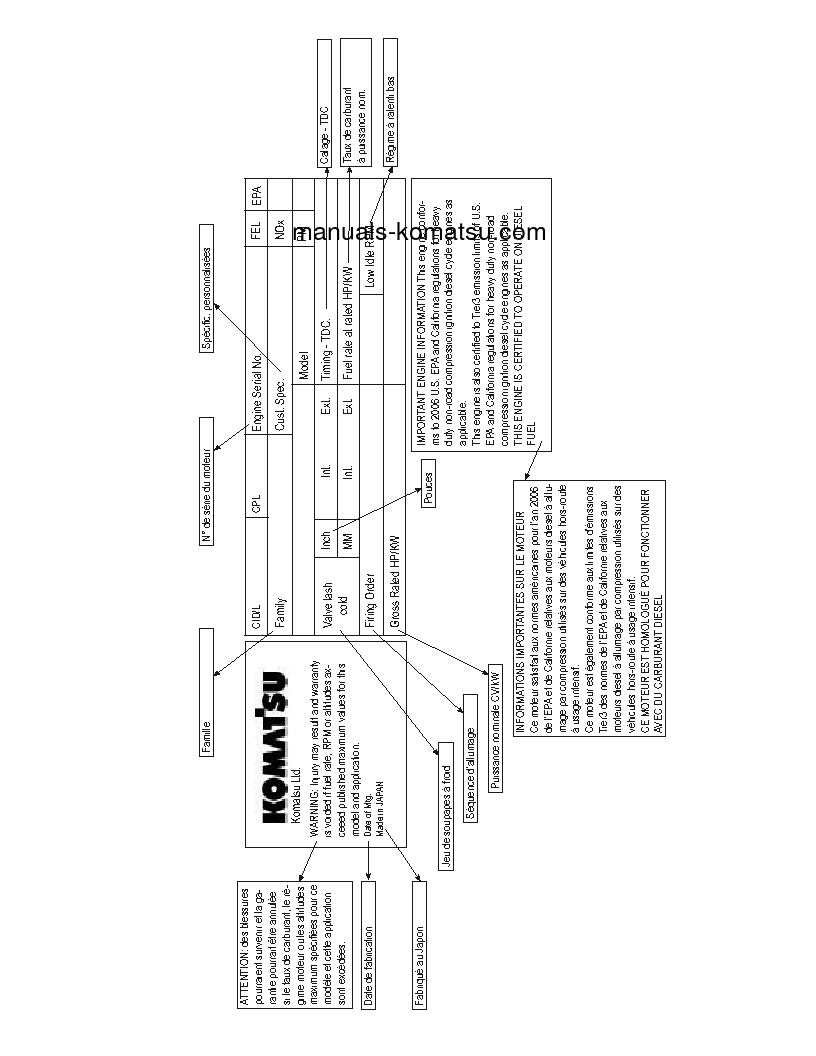 Protected: WB150-2(USA)-N S/N A60001-UP Operation manual (French)