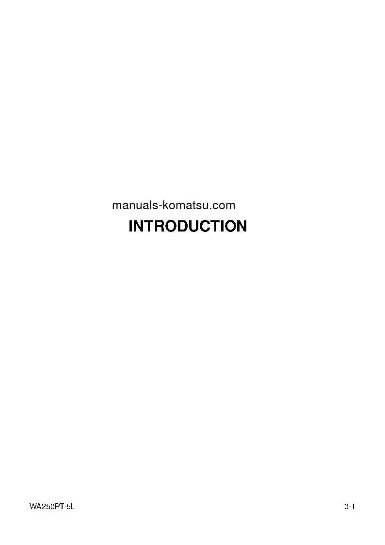 Protected: WA250PT-5(USA)-L S/N A79001-UP Operation manual (French)