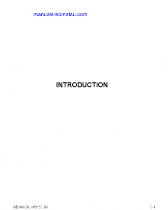 WB140-2(USA)-N S/N A20637-UP Operation manual (French)