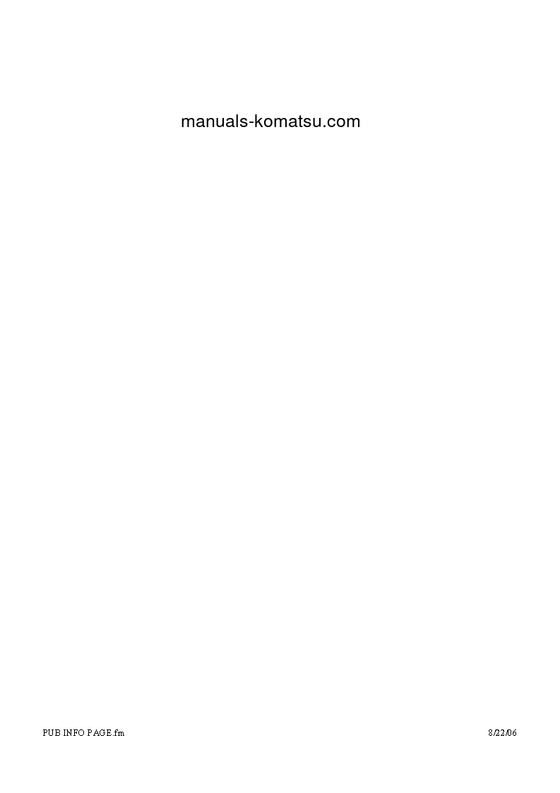 Protected: WB140PS-2(USA)-N S/N A40034-UP Operation manual (French)