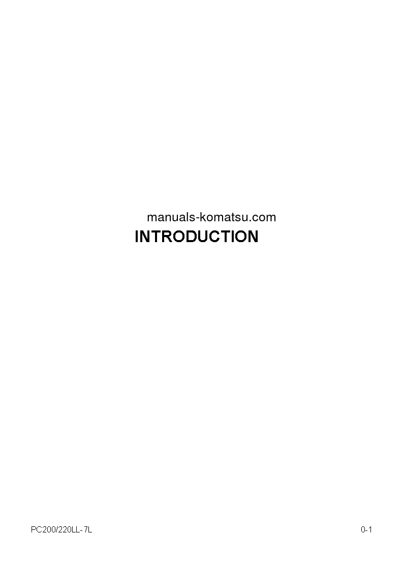 Protected: PC220LL-7(USA)-L S/N A86001-UP Operation manual (French)