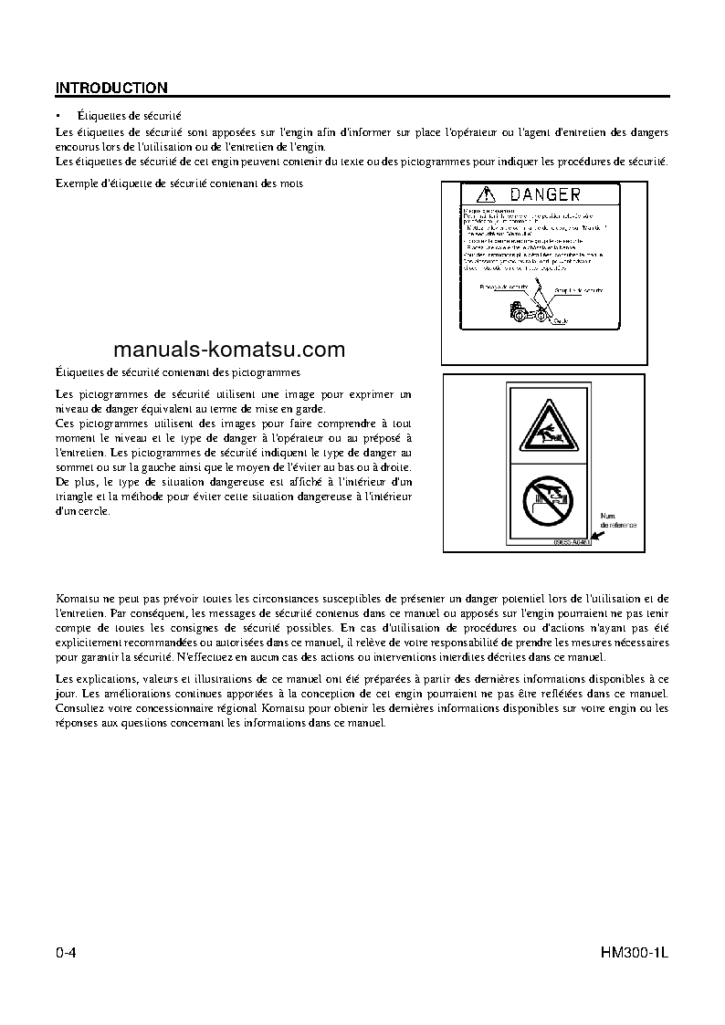 Protected: HM300-1(USA)-L S/N A10001-UP Operation manual (French)