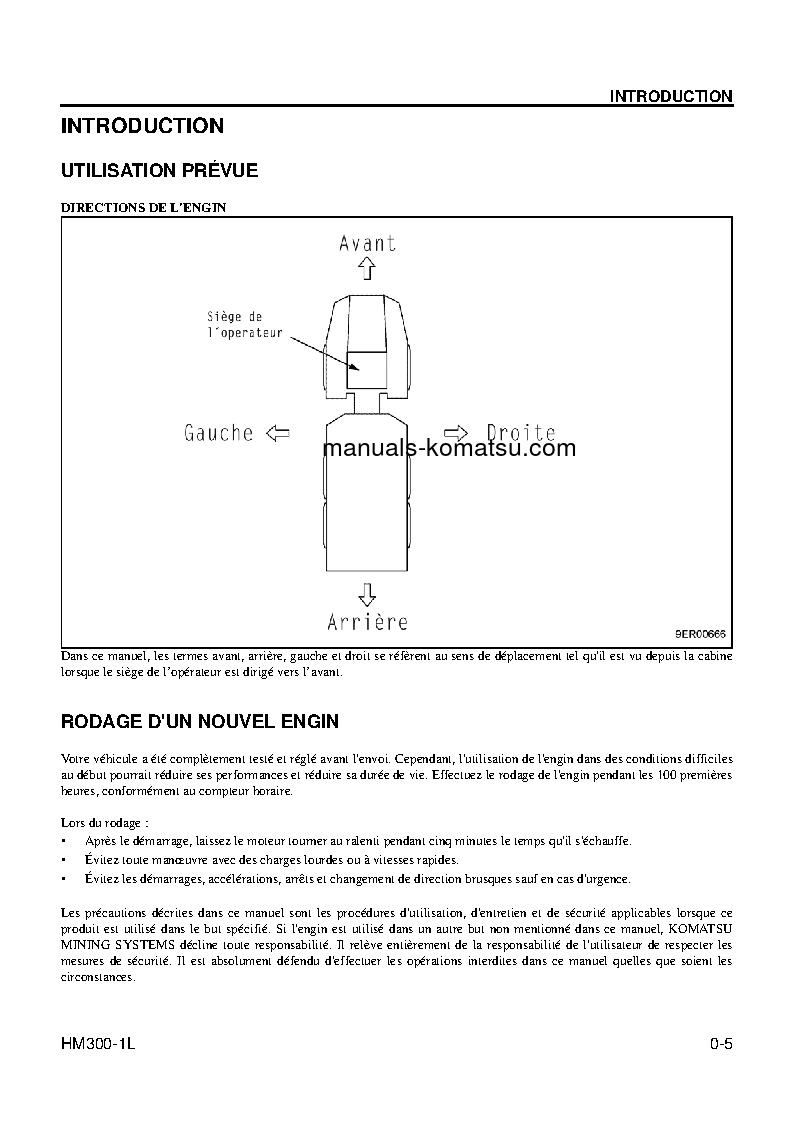 Protected: HM300-1(USA)-L S/N A10001-UP Operation manual (French)