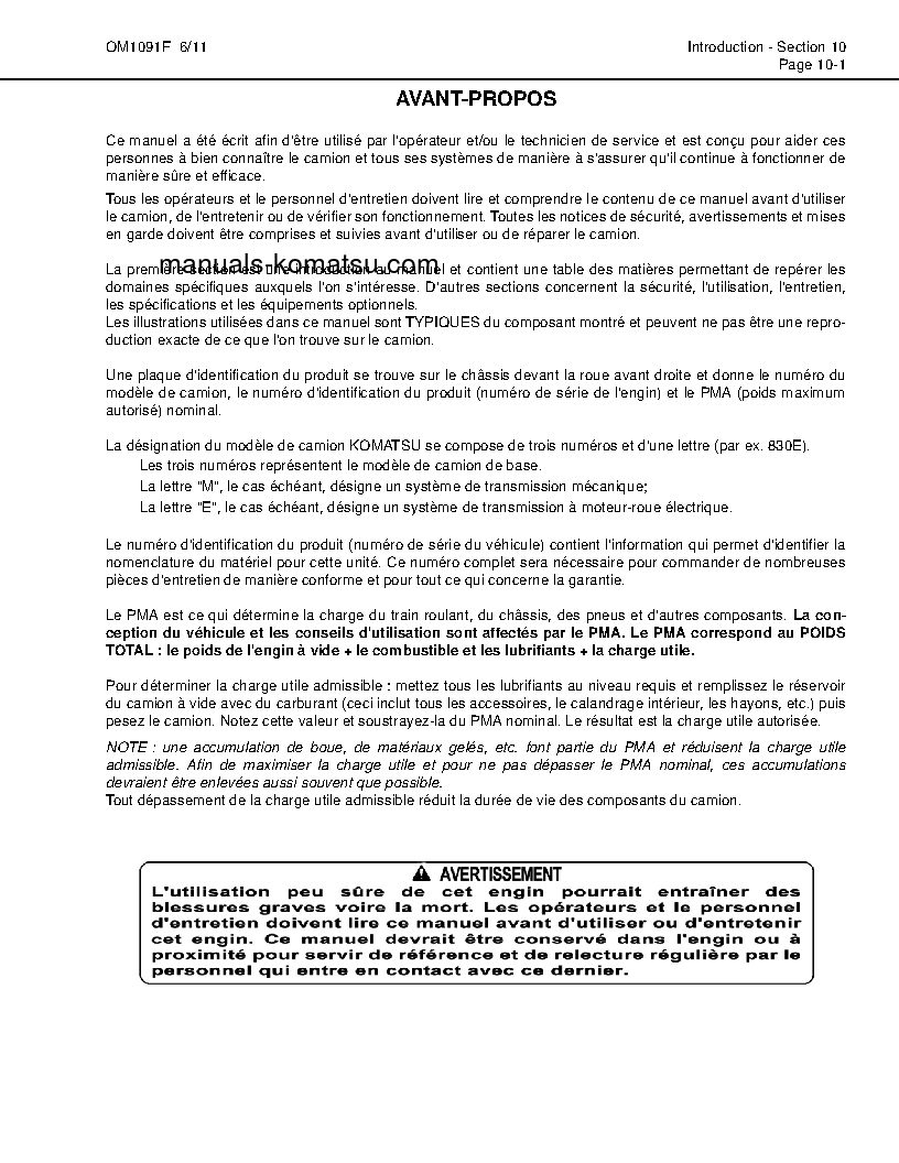 Protected: 830E-1(USA)-AC S/N A30561-UP Operation manual (French)