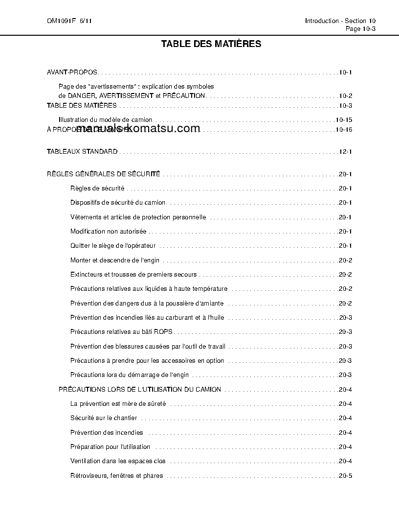 Protected: 830E-1(USA)-AC S/N A30561-UP Operation manual (French)