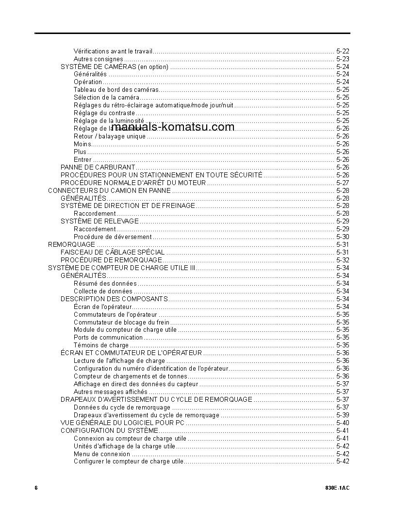 Protected: 830E-1(USA)-AC S/N A40851-UP Operation manual (French)