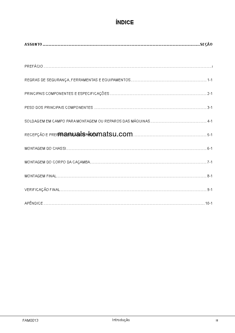 Protected: 930E-4(USA) S/N A31936-UP Field assembly manual (Portuguese)