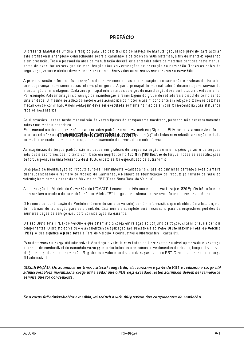 Protected: 830E-1(USA)-AC S/N A40851-UP Shop (repair) manual (Portuguese)