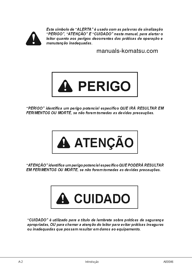 Protected: 830E-1(USA)-AC S/N A40851-UP Shop (repair) manual (Portuguese)