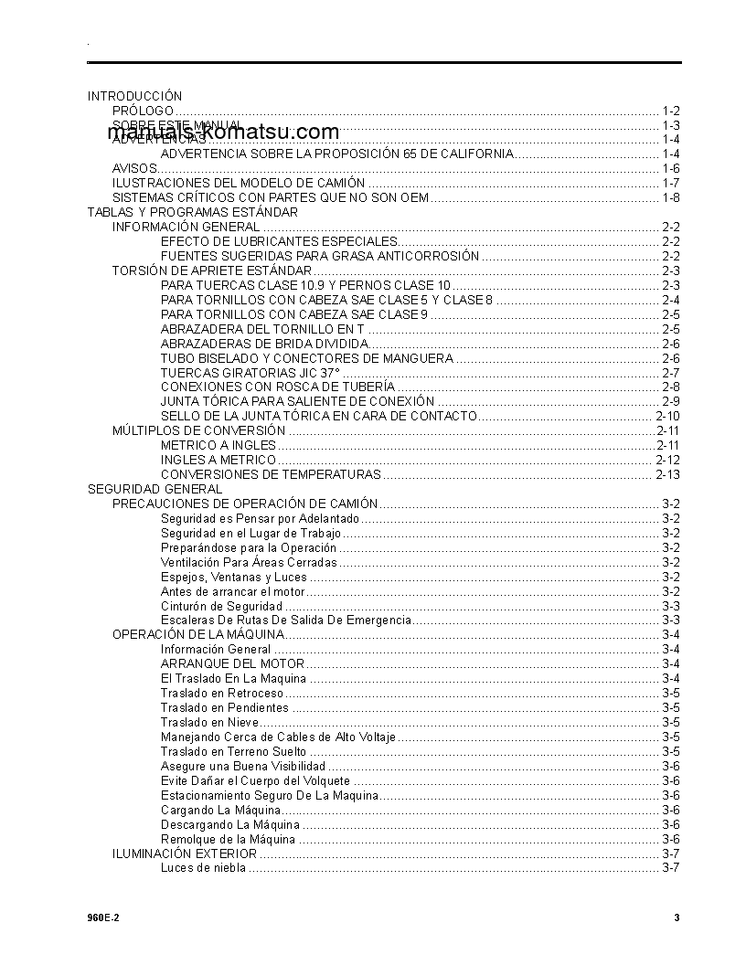 Protected: 960E-2(USA) S/N A30027-UP Operation manual (Spanish)