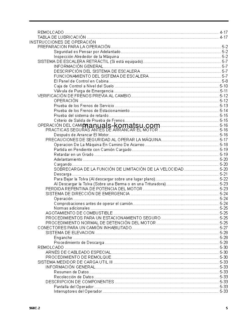 Protected: 960E-2(USA) S/N A30027-UP Operation manual (Spanish)