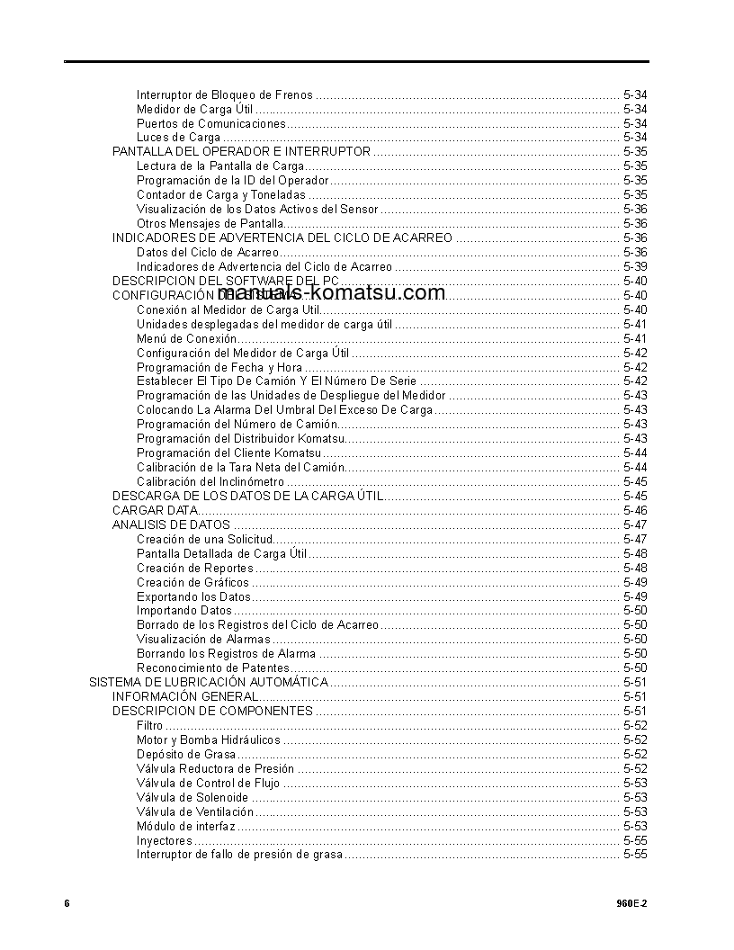 Protected: 960E-2(USA) S/N A30027-UP Operation manual (Spanish)