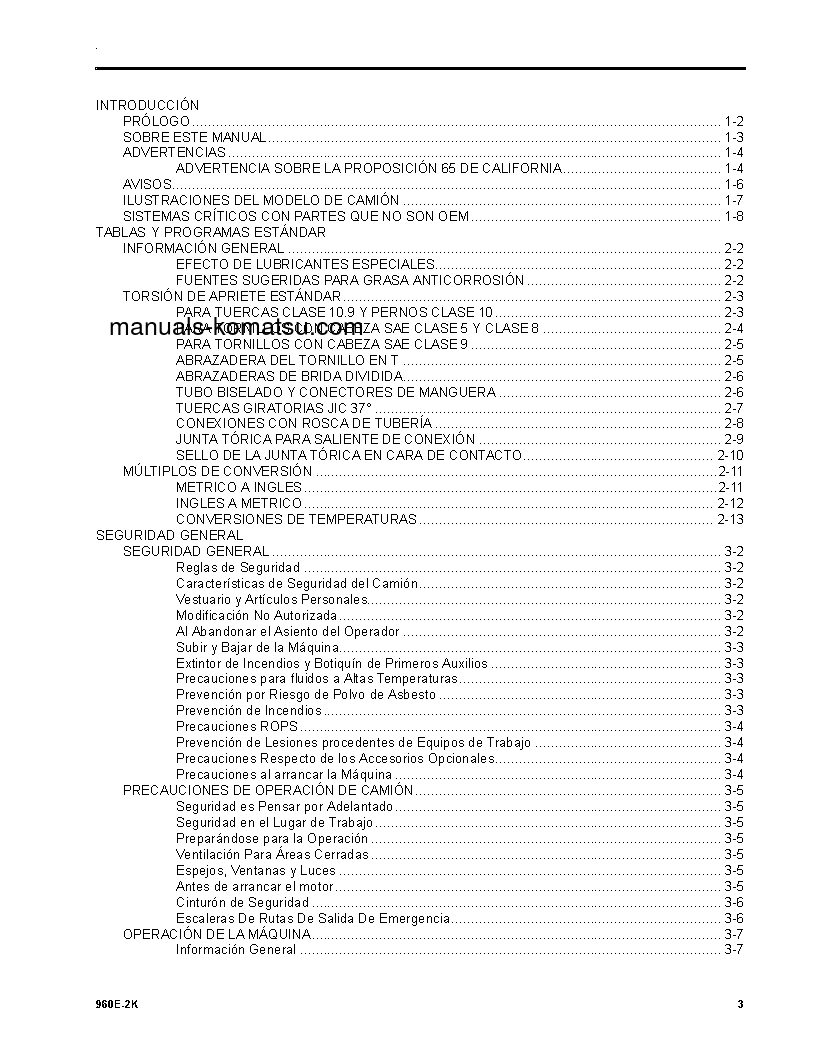 Protected: 960E-2(USA)-K S/N A50011-UP Operation manual (Spanish)