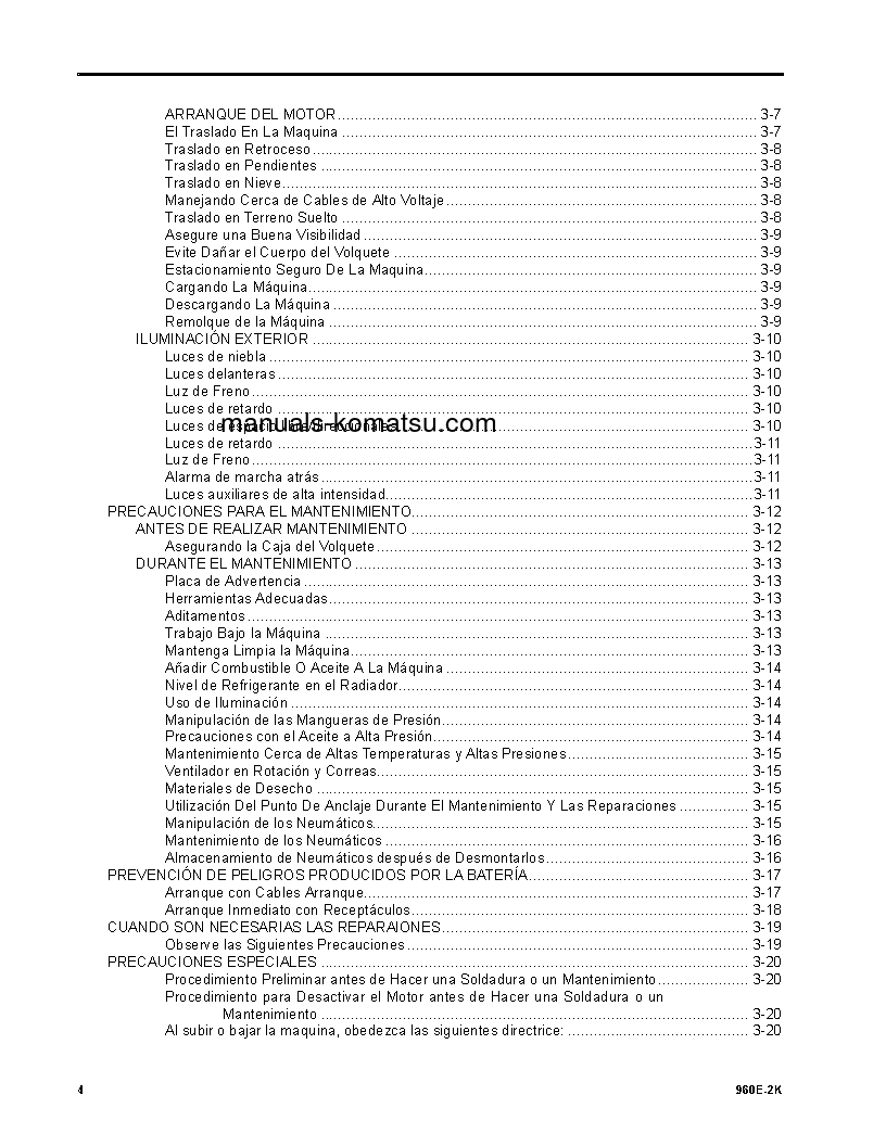 Protected: 960E-2(USA)-K S/N A50011-UP Operation manual (Spanish)