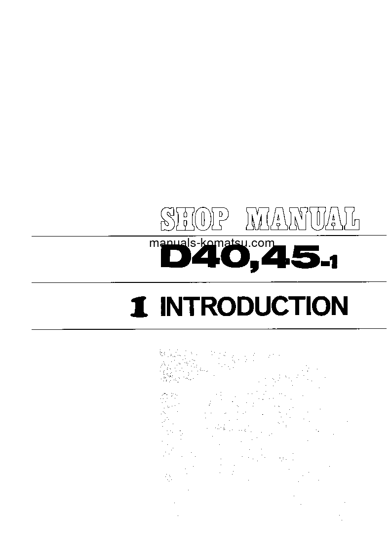 Protected: D40P-1(JPN) S/N 1501-UP Shop (repair) manual (English)