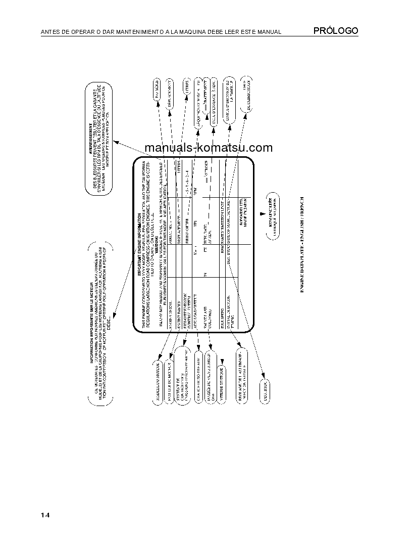 Protected: D475A-5(JPN)-E0 S/N 30071-UP Operation manual (Spanish)