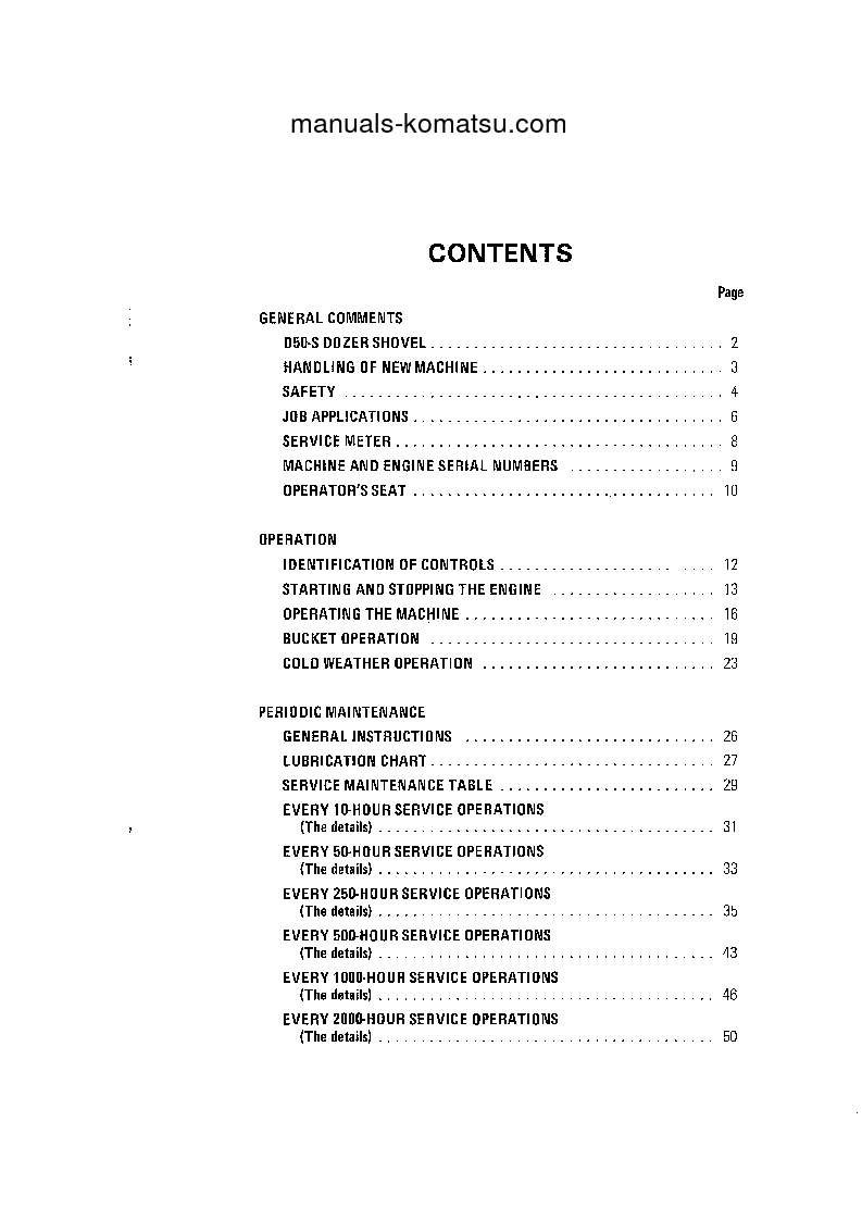 Protected: D50S-15(JPN) S/N 59001-UP Operation manual (English)
