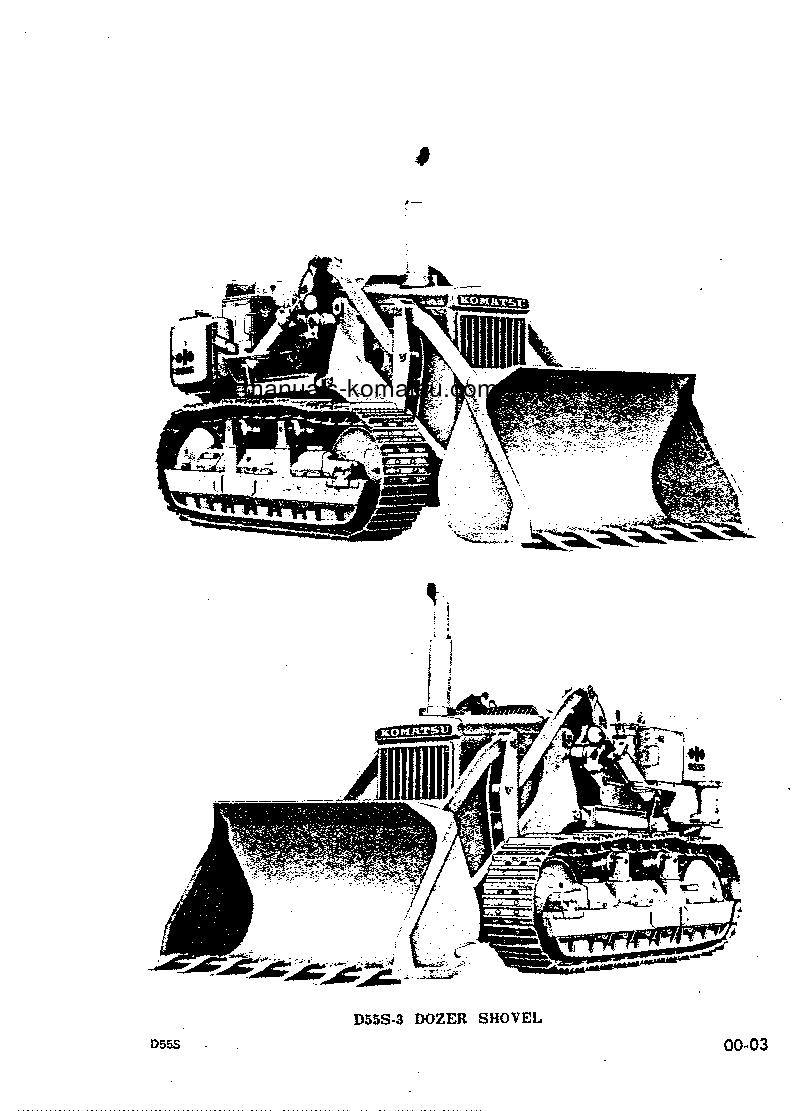 Protected: D55S-3(JPN) S/N 2008-UP Shop (repair) manual (English)