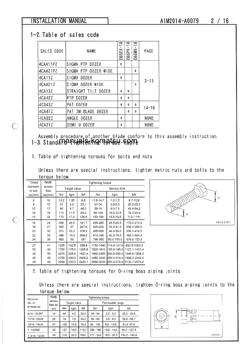 Protected: D65WX-18(JPN) S/N 90001-UP Field assembly manual (English)