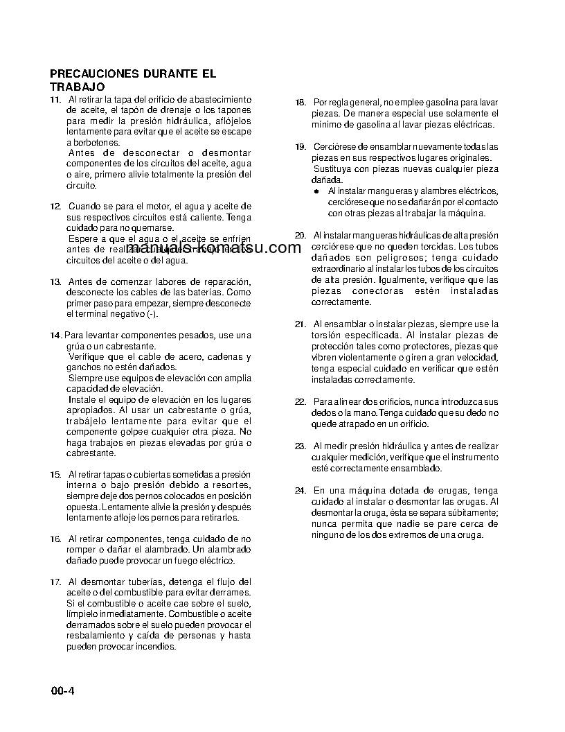 Protected: D65P-12(JPN) S/N 60001-60390 Shop (repair) manual (Spanish)