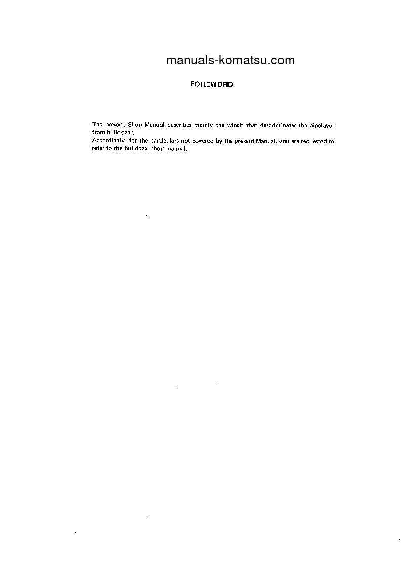 Protected: D85C-12(JPN) S/N — Shop (repair) manual (English)