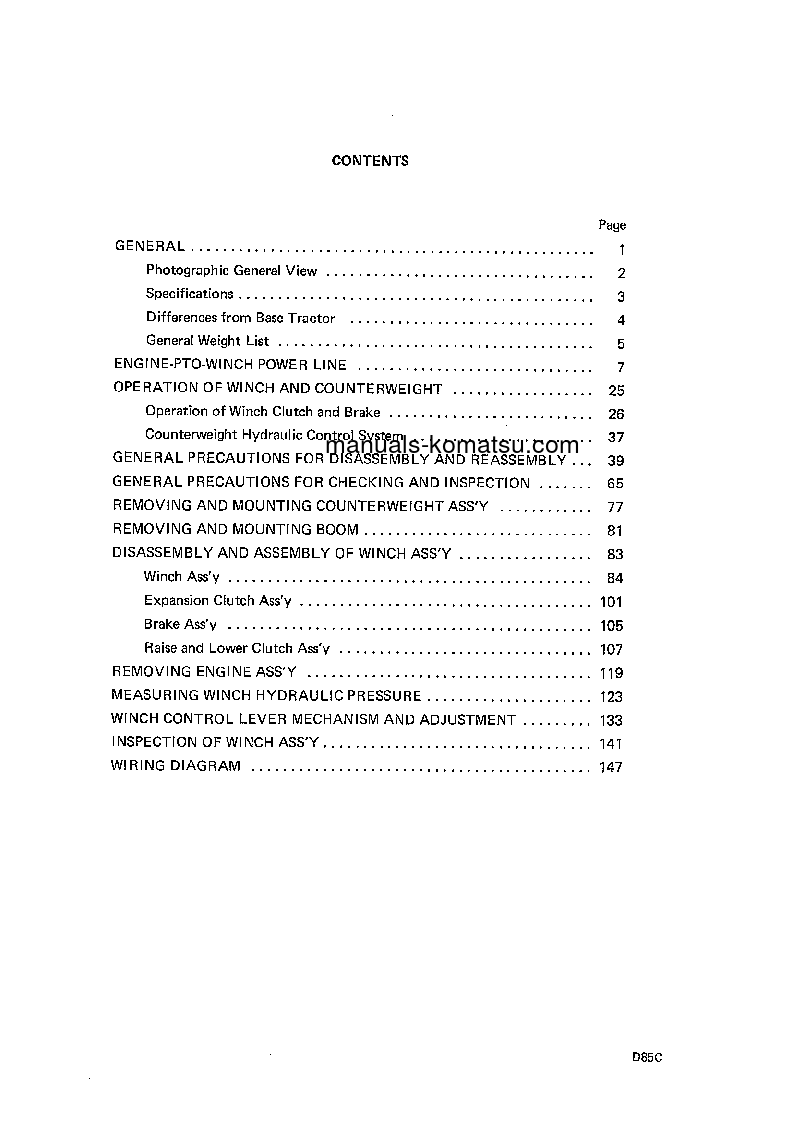 Protected: D85C-12(JPN) S/N — Shop (repair) manual (English)