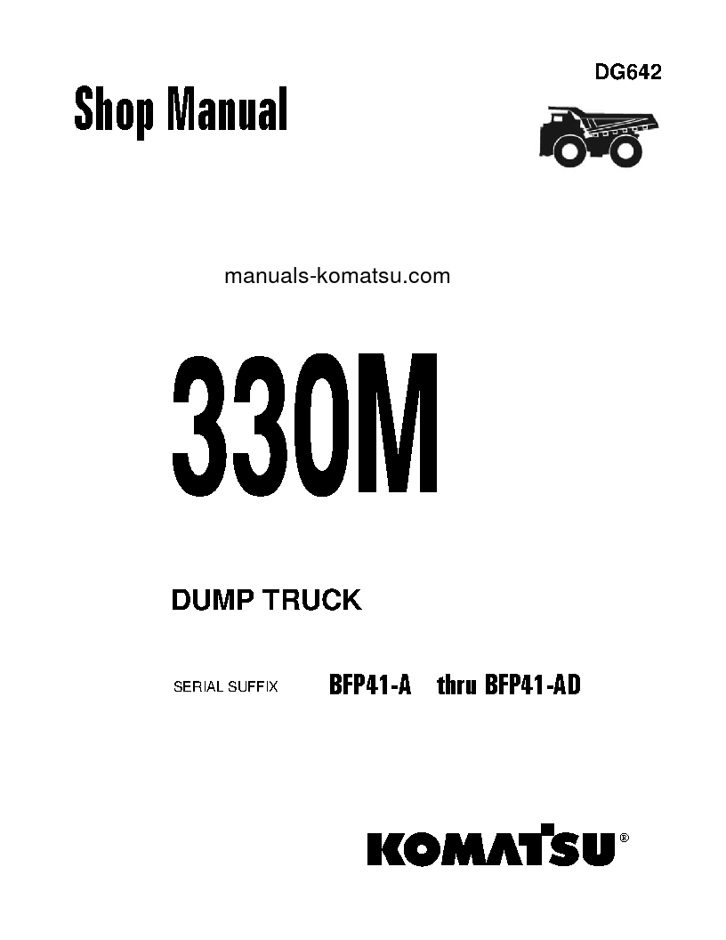 330M(USA)-SA12V140Z-1 ENG S/N BFP41-A-BFP41-AD Shop (repair) manual (English)