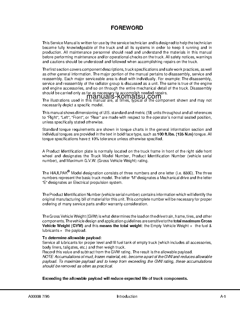 Protected: 830E(USA) S/N 32491-32825 Shop (repair) manual (English)