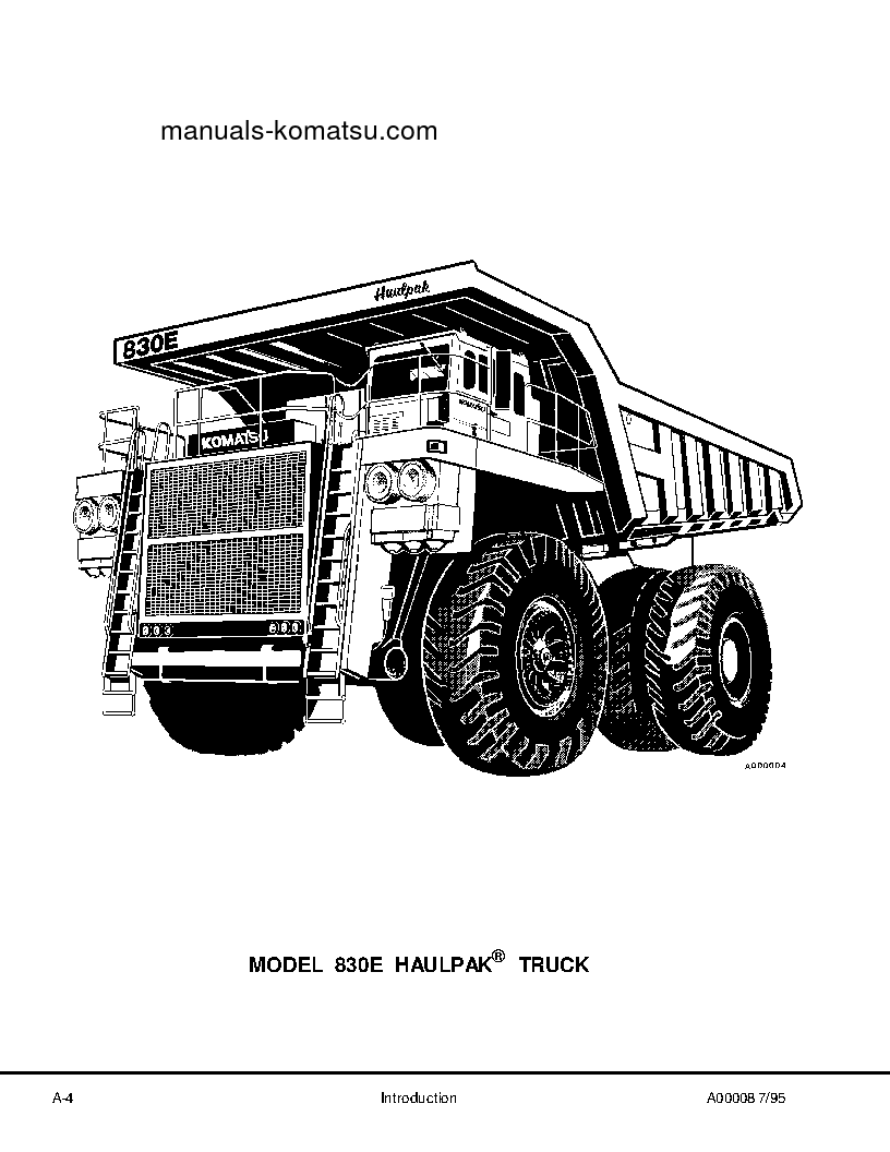 Protected: 830E(USA) S/N 32491-32825 Shop (repair) manual (English)