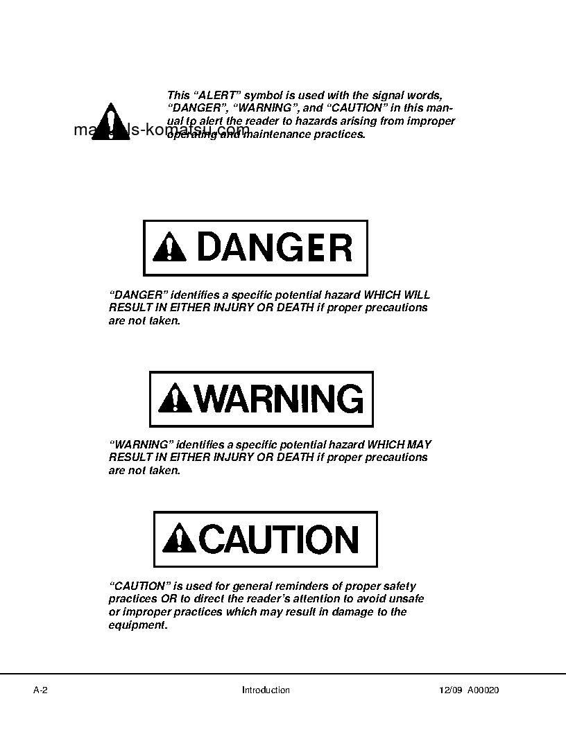 Protected: 830E(USA) S/N A30544-A30606 Shop (repair) manual (English)
